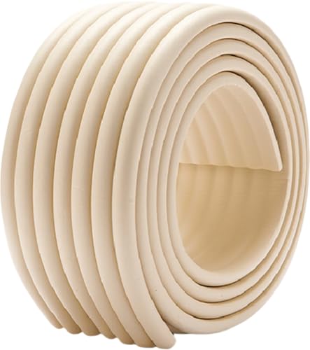 Yinxiufa クッション コーナーガード 防護プロテクター ブロック塀 駐車場 屋外 幅8cm 厚さ8mm NBR材質 高反発弾 耐久性 車庫 駐車場 ガレージ壁 ジング衝突防止 ソフトバッグ 壁コーナー 倉庫 DIY用品 室内外兼用 インストールが簡単 (6m,ホワイト) [並行輸入品]